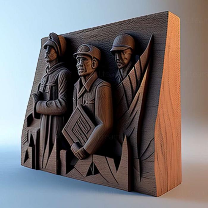 3D model Red Orchestra 2 Heroes of Stalingrad game (STL)